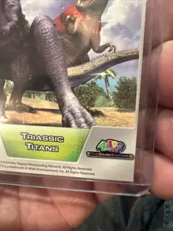 2007 4Kids TV Dinosaur King Triassic Titans Promotional & Sweepstakes Rules Card - Image 4