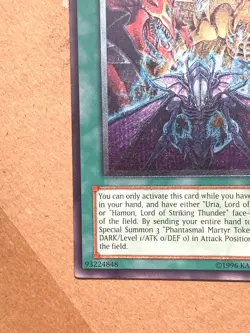 yugioh Phantasmal Martyrs SOI-EN041 Ultimate Rare Unlimited Edition near mint - Image 5