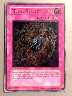 yugioh Metal Reflect Slime PTDN-EN094 1st Ed Ultimate Rare Near Mint - Image 1