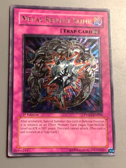 yugioh Metal Reflect Slime PTDN-EN094 1st Ed Ultimate Rare Near Mint - Image 2