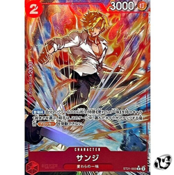 Sanji ST21-003 (Common) Parallel Start Deck EX Gear 5 ONE PIECE Card Japanese - Image 1