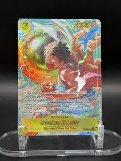 One Piece OP15-119 SEC Monkey.D.Luffy Secret Rare English NM Pack Fresh Alt Art - Image 1