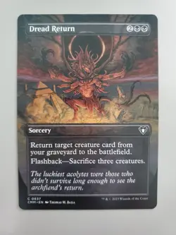 MTG Dread Return Commander Masters 0637 Borderless Common - Image 1