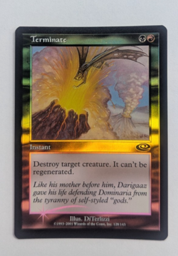 Magic Mtg FOIL Planeshift Terminate lightly played - Image 1