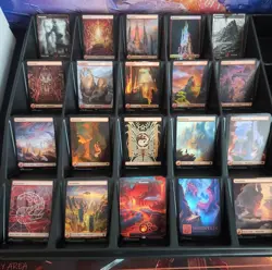 38x MTG Full Art Mountain Lands Various Sets - Image 1