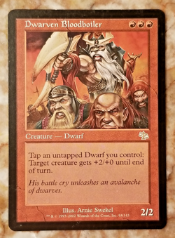 🔥 1x Dwarven Bloodboiler! 🔥 RARE CREATURE / MTG Judgment Regular - NM - Image 1