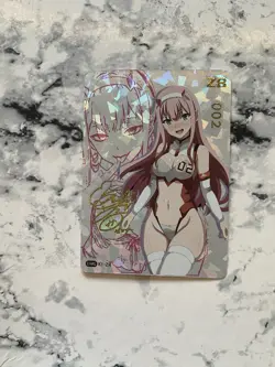 Zero Two Darling in the Franxx Goddess Story DMG K1-ZR Anime Girl Waifu Card - Image 1