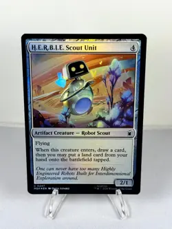 H.E.R.B.I.E. Scout Unit 247 Marvel Magic: The Gathering Foil Near Mint - Image 1