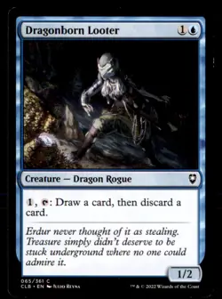 Dragonborn Looter 65 Commander Legends: Battle for Baldu Magic: The Gathering NM - Image 1