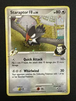Swirl !!! Staraptor FB 11/147 Supreme Victors Holo Pokemon - Image 1