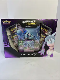 Pokemon TCG: SWSH Champion's Path Hatterene V Collection Box - NEW/SEALED - Image 1