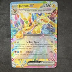 The Pokemon Company Jolteon ex Double Rare Full Art Holo SV 030/131 EN 2025 - Image 1