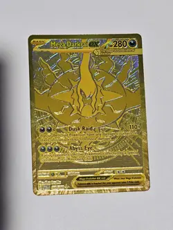 Mega Darkrai EX 280 HP 120/084 Full Art Holo Ultra Rare Pokemon TCG Card - Image 1