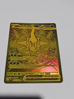 Mega Darkrai EX 280 HP 120/084 Full Art Holo Ultra Rare Pokemon TCG Card - Image 4