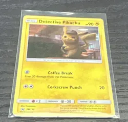 The Pokemon Company Detective Pikachu SM190 Holo Promo 90 HP English - Image 1