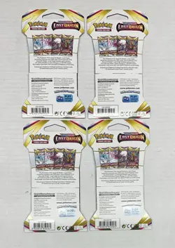 Pokemon TCG Sword and Shield Lost Origin Lot of 4 Sleeved Booster Packs 820650850691 - Image 3