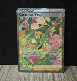 Pokemon Gardenia's Vigor GG61/GG70 Crown Zenith Galarian Gallery Full Art Holo - Image 1