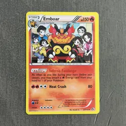 Emboar 27/113 Holo Rare Legendary Treasures Pokemon - Image 1