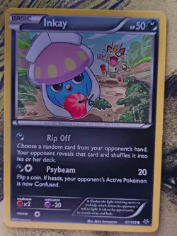 Inkay 41/108 Common Roaring Skies Pokemon Near Mint - Image 1