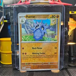 Pupitar Obsidian Flames Reverse Holo Pokemon TCG 106/197 Scarlet Violet Uncommon - Image 1