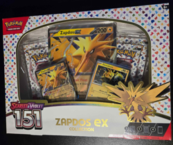 Pokemon TCG Scarlet & Violet 151 Zapdos ex Collection Box Factory Sealed #145 - Image 1