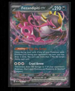 Fezandipiti ex 142/217 Ascended Heroes Double Rare Holo Near Mint - Image 1