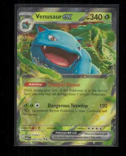 Venusaur ex 003/165 151 Double Rare Holo Near Mint - Image 1