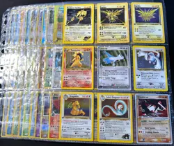 Lot of 90 ALL HOLO Vintage Pokemon Card Binder Collection - Image 1