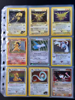 Lot of 90 ALL HOLO Vintage Pokemon Card Binder Collection - Image 2