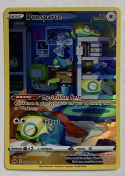 Pokemon Crown Zenith Dunsparce GG23/GG70 Galarian Gallery Holo NM - Image 1