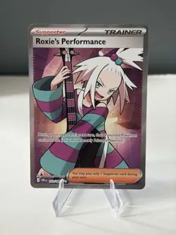 [NM] Roxie's Performance 112/086 Full Art Ultra Rare Pokemon Chaos Rising ME04 - Image 1