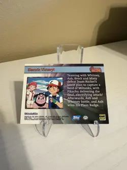 Pokemon Card - Electric Victory! Snap02 - Screen Snaps! - Topps - Image 2