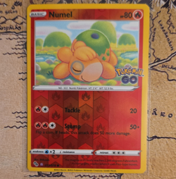 Numel 013/078 ( Peelable Ditto) Reverse Holo English HP80 Pokemon GO Pokemon TCG - Image 1