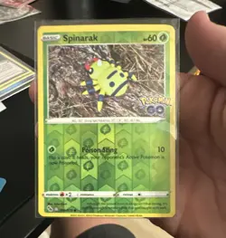Spinarak (Peelable Ditto) 006/078 Pokemon GO Reverse Holo Common English 60HP - Image 1