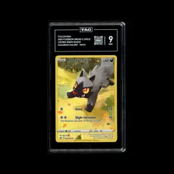Pokemon TCG Poochyena Crown Zenith: Galarian Gallery GG33/GG70 Holo Rare TAG 9 - Image 1