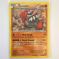 The Pokemon Company Groudon 84/160 XY Primal Clash Regular Rare 130HP English - Image 1