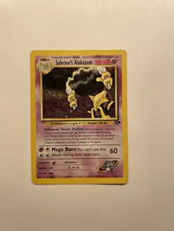 LP / Mp Pokemon Sabrina's Alakazam Gym Challenge 16/132 Holo Rare - Image 1