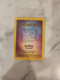 SEALED Double Holo Ancient Mew Pokemon Promo Card Foil Rare MINT + BONUS - Image 2