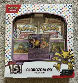Pokemon Scarlet & Violet-151 Alakazam ex Collection Box New Sealed - Image 1