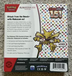Pokemon Scarlet & Violet-151 Alakazam ex Collection Box New Sealed - Image 2