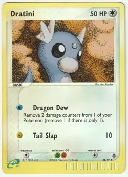 Dratini #26/97 | Pokemon EX Dragon Reverse Holo Uncommon | MP - Image 1