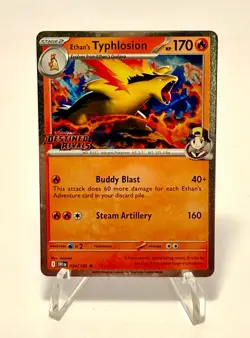 Ethan's Typhlosion #034 (Prerelease) Stamped Promo - Pokemon TCG Destined Rivals - Image 1