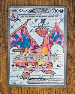 Charizard EX Black Star Promo 056 Scarlet & Violet Pokemon NM - Image 1