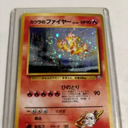 Pokemon TCG Blaine’s Moltres Holo Rare Gym #146 Whirl Pokemon Card LP/MP - Image 2
