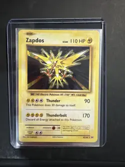 Pokemon Card Zapdos Holo Rare XY - Evolutions 42/108 - Image 3
