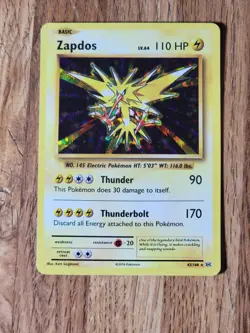 Zapdos Holo Rare XY - Evolutions 42/108 LP Pokemon TCG - Image 1
