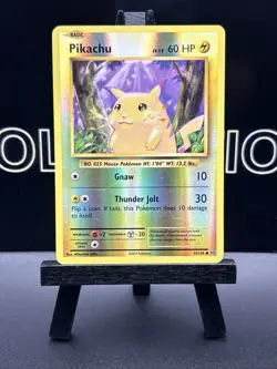 PIKACHU - 35/108 - Evolutions - Reverse Holo - Pokemon Card - 2016 LP - Image 2