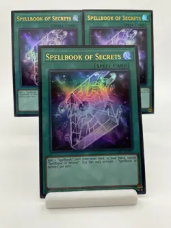 Yu-Gi-Oh! Spellbook Of Secrets Ch02-EN032 UR 1st Ed. X3 (Playset) - Image 1