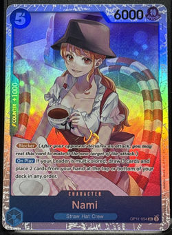 One Piece TCG English OP11-054 NAMI SR Super Rare - Image 1