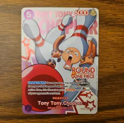 Round 1 Tony Tony Chopper English One Piece Promo OP09-068 Ships FAST - Image 1